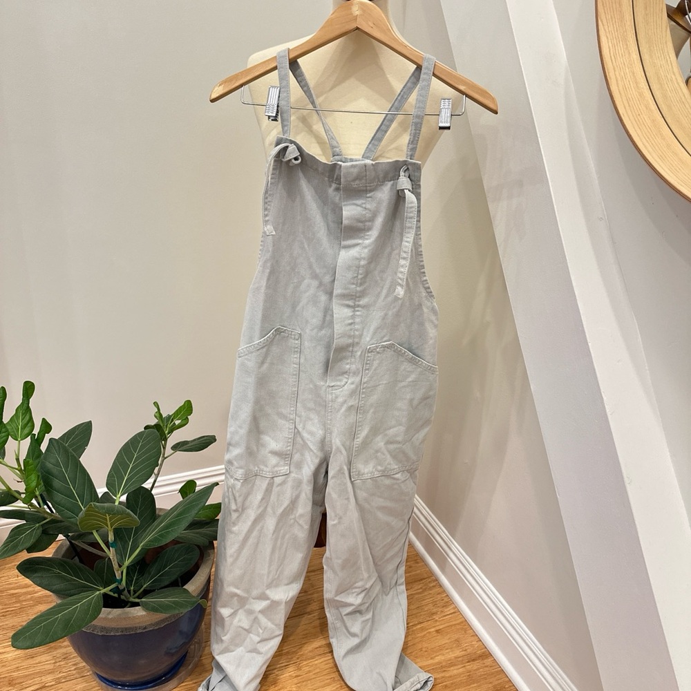 Women's Light Gray Overalls